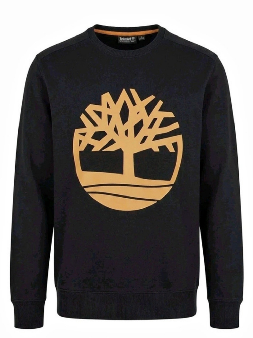 Timberland Tree Logo Sweatshirt Black Medium Like New